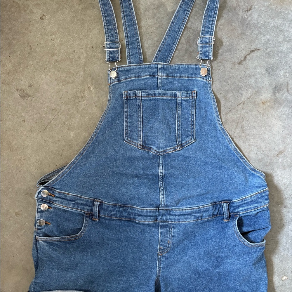 Isabel Maternity by Ingrid & Isabel Blue Denim Overalls